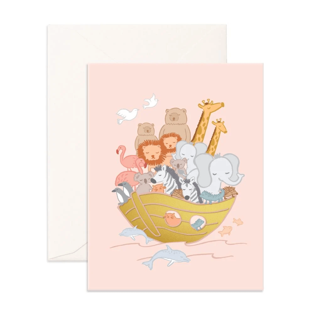 Fox & Fallow Noah's Ark Greeting Card