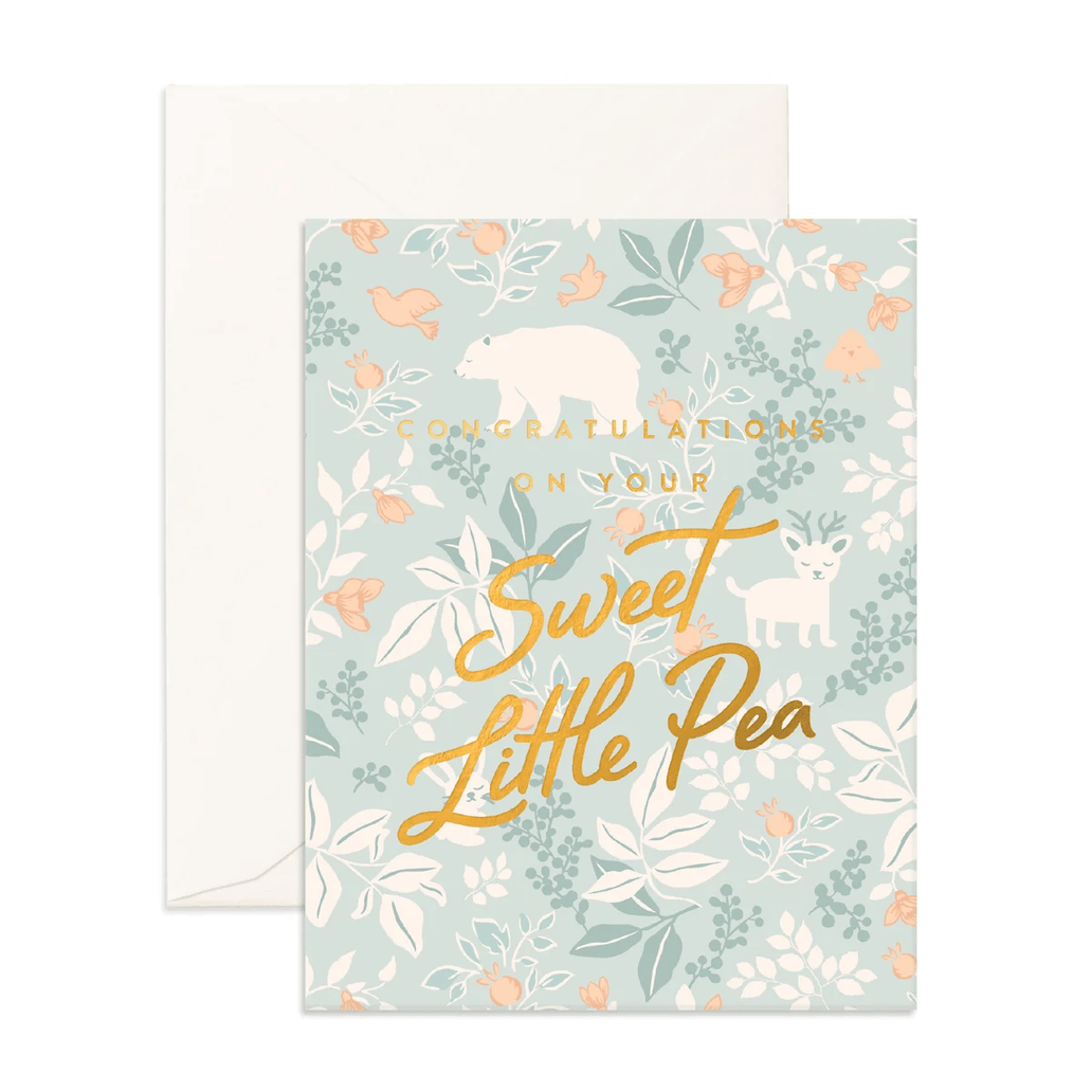 Fox & Fallow Sweet Pea Forest Friends Greeting Card