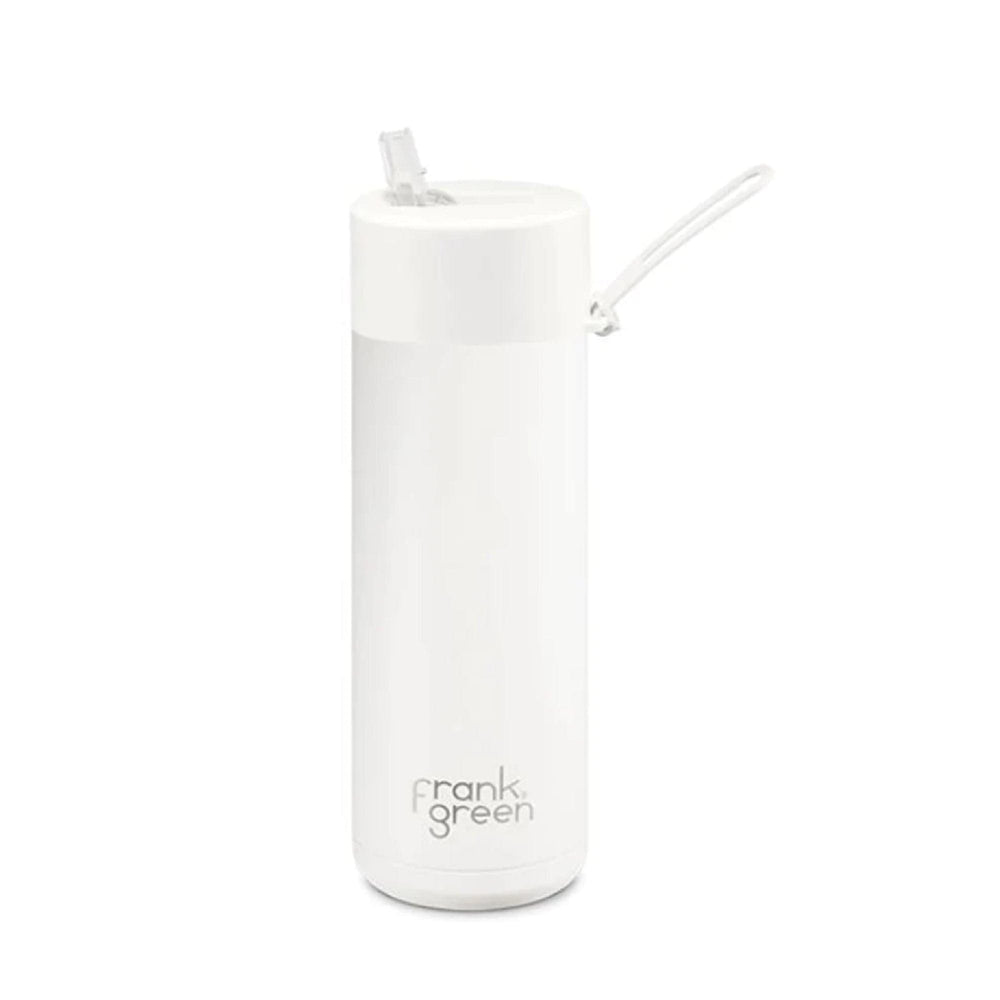 Frank Green 20oz Ceramic Reusable Bottle with Straw Lid Cloud