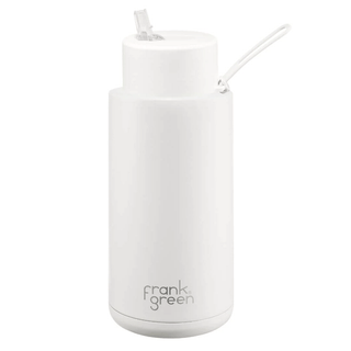 Frank Green 34oz Ceramic Reusable Bottle with Straw Lid Cloud
