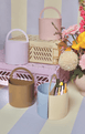 Growme Melbourne Archie Desk Caddy Chocolate