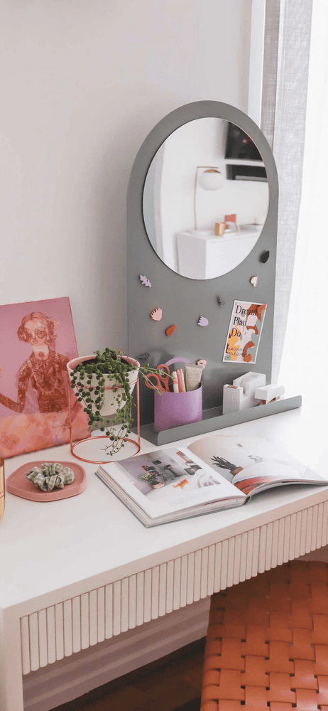 Growme Melbourne Archie Desk Caddy Lilac