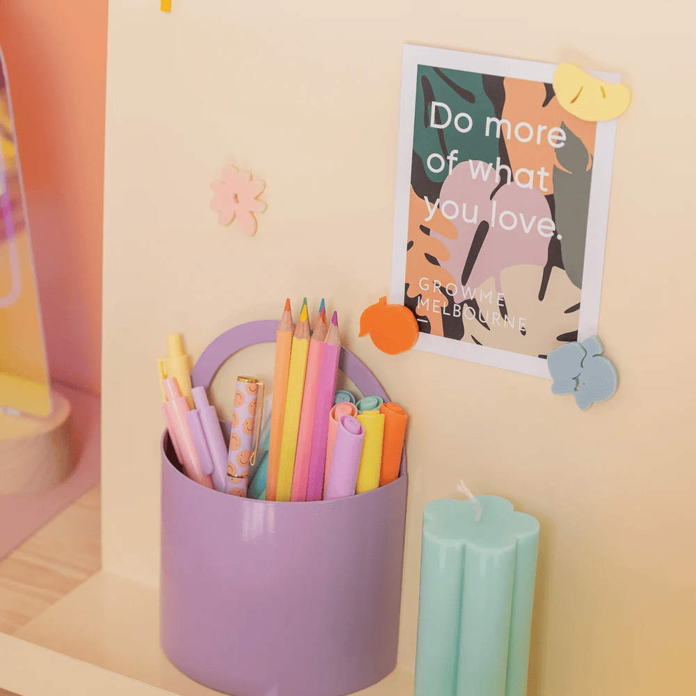 Growme Melbourne Archie Desk Caddy Lilac