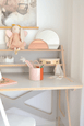 Growme Melbourne Archie Desk Caddy Blush Pink