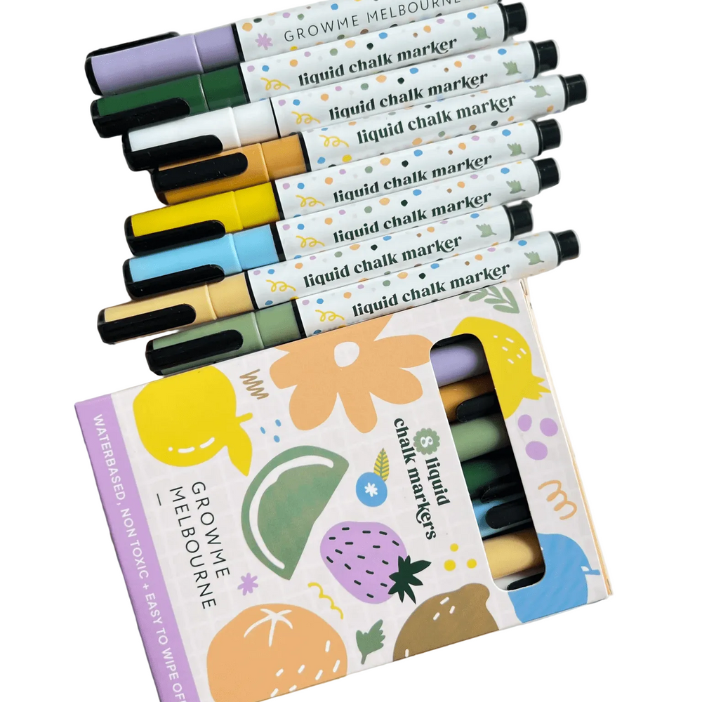 Growme Melbourne Pastel Chalk Pens - 8 Pack