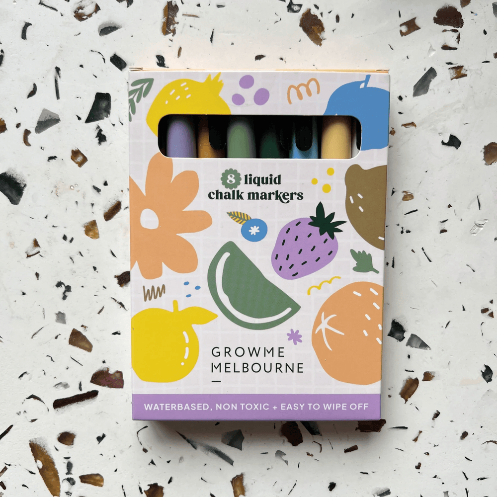 Growme Melbourne Pastel Chalk Pens - 8 Pack