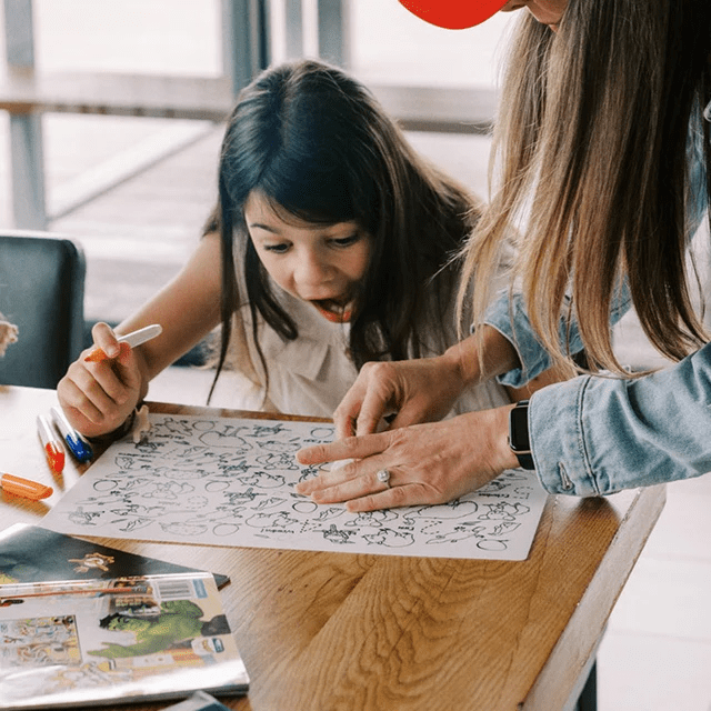 HeyDoodle Reusable Silicone Drawing Mat Aussie Animals