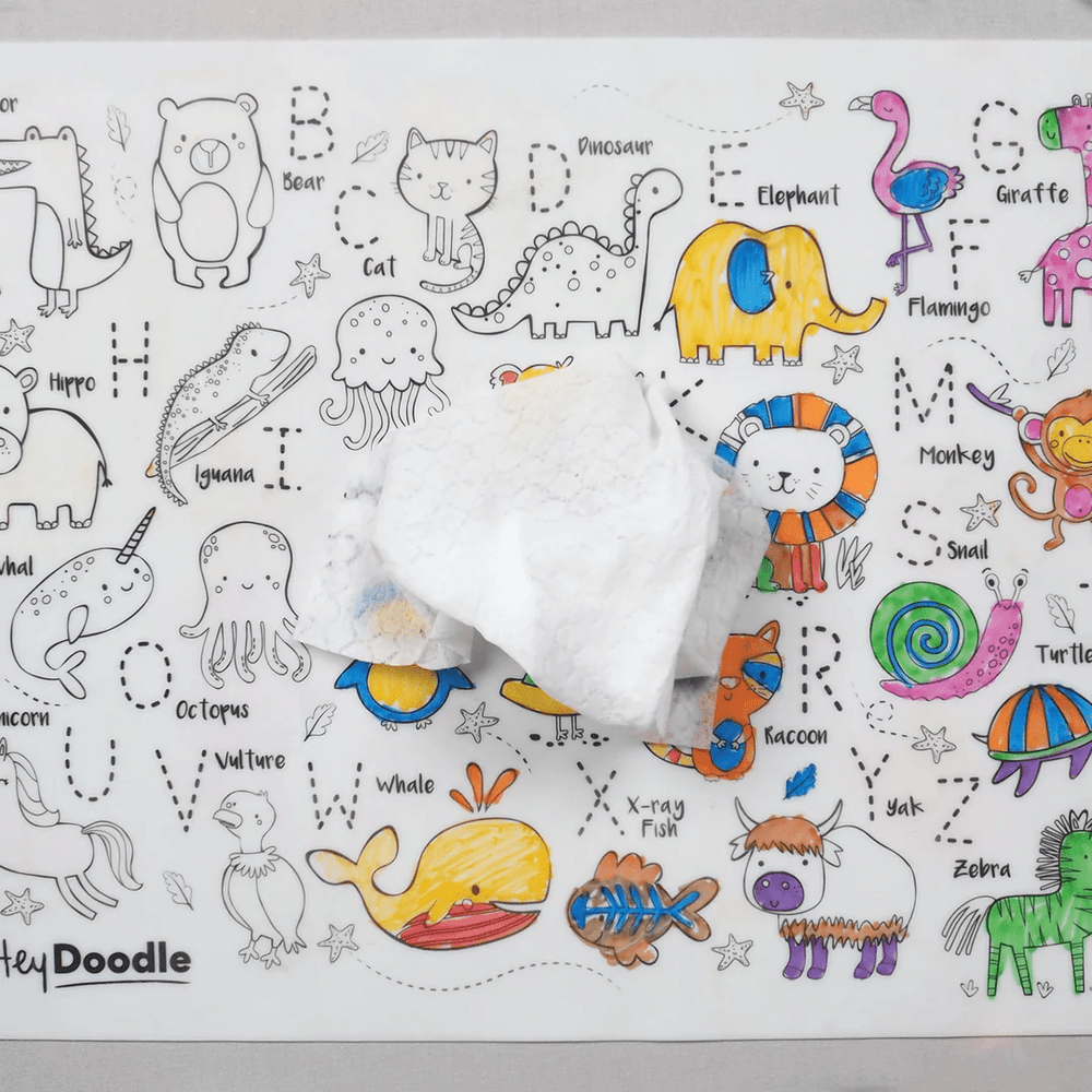 HeyDoodle Reusable Silicone Drawing Mat into the wild