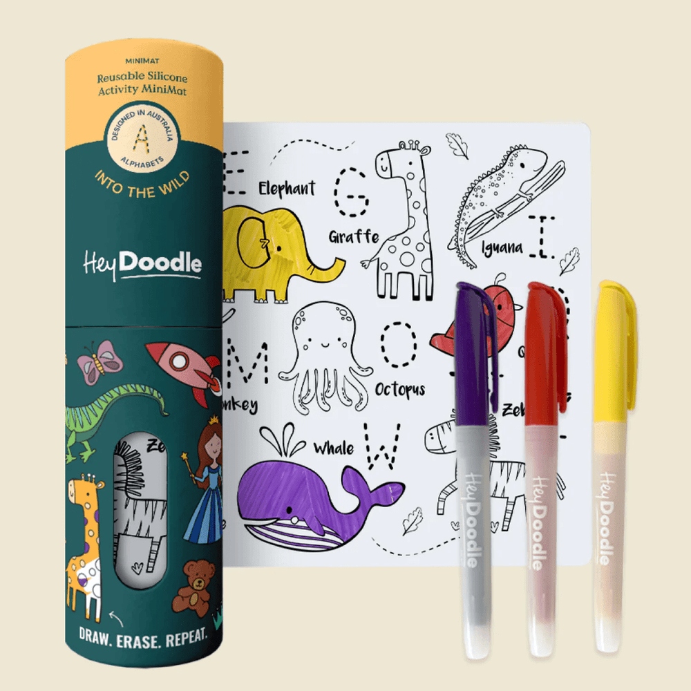 HeyDoodle Reusable Silicone MiniMat Into the Wild