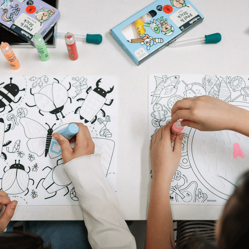 HeyDoodle Solid Peel & Stick Paint - Easy Peel and Stickable Colours