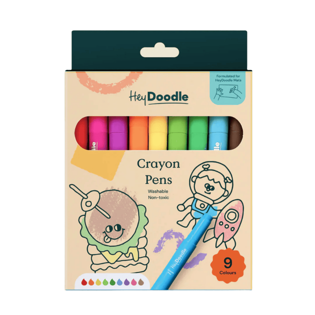 HeyDoodle Washable Crayon Pens