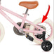 12 Inch Classic Pedal Bike Rear Wheel Blush Pink