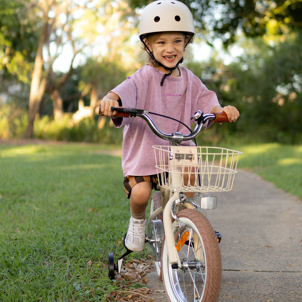 14 Inch Pedal Bike Vintage White