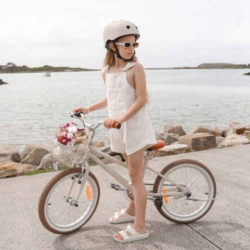 18 Inch Pedal Bike Vintage White