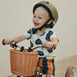 2 in 1 Steel Trike/Balance Bike (incl. wicker basket) Olive