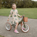 2 in 1 Steel Trike/Balance Bike (incl. wicker basket) Olive