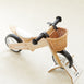 2 in 1 Toddler Mini-Trike/Balance Bike with Wicker Basket Natural