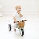 2 in 1 Toddler Mini-Trike/Balance Bike with Wicker Basket Sage