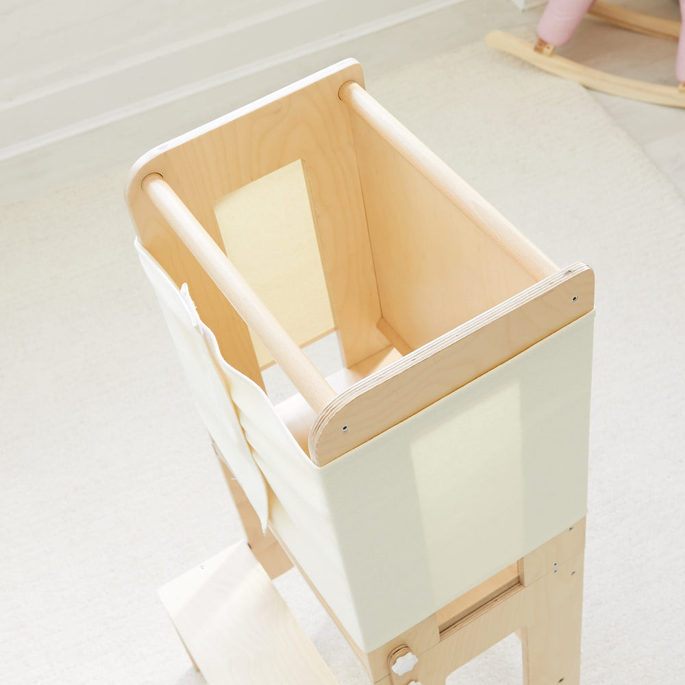 Toddler Safety Guard - 3 in 1 Learning Tower Ivory