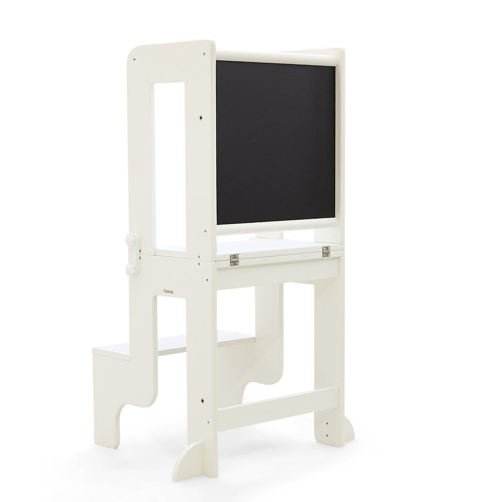 3 in 1 Convertible Learning Tower|Table Ivory