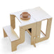 3 in 1 Convertible Learning Tower|Table Natural