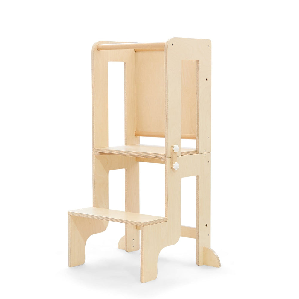 3 in 1 Convertible Learning Tower|Table Natural