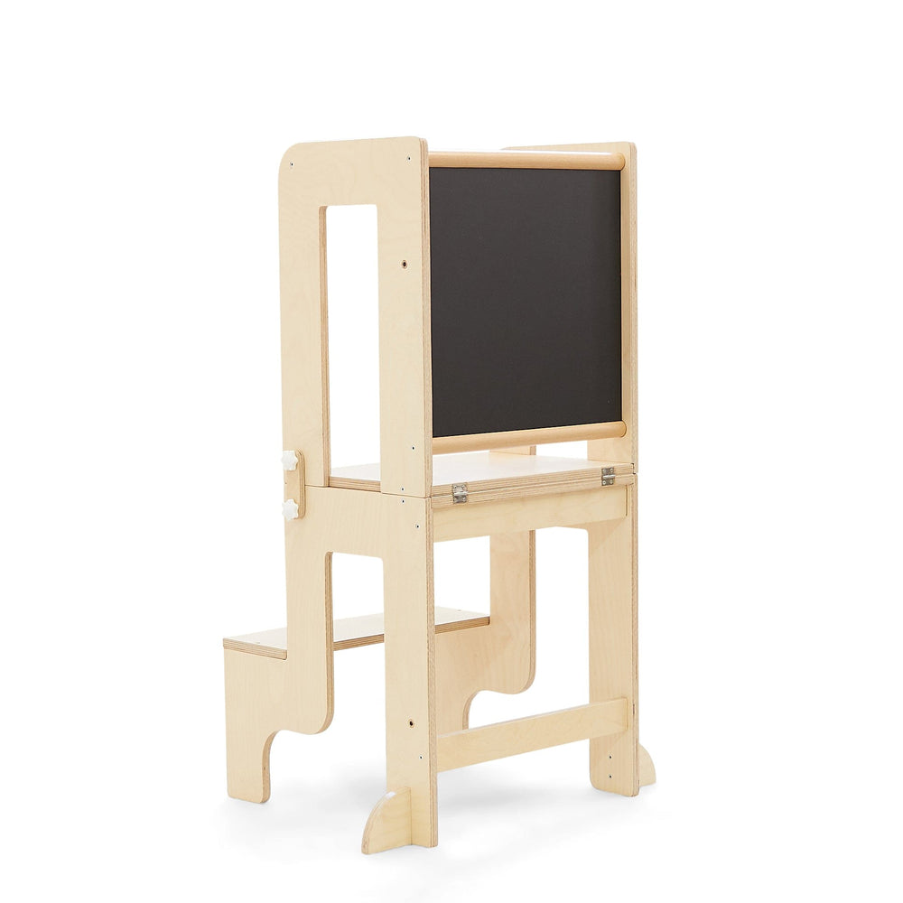 3 in 1 Convertible Learning Tower|Table Natural