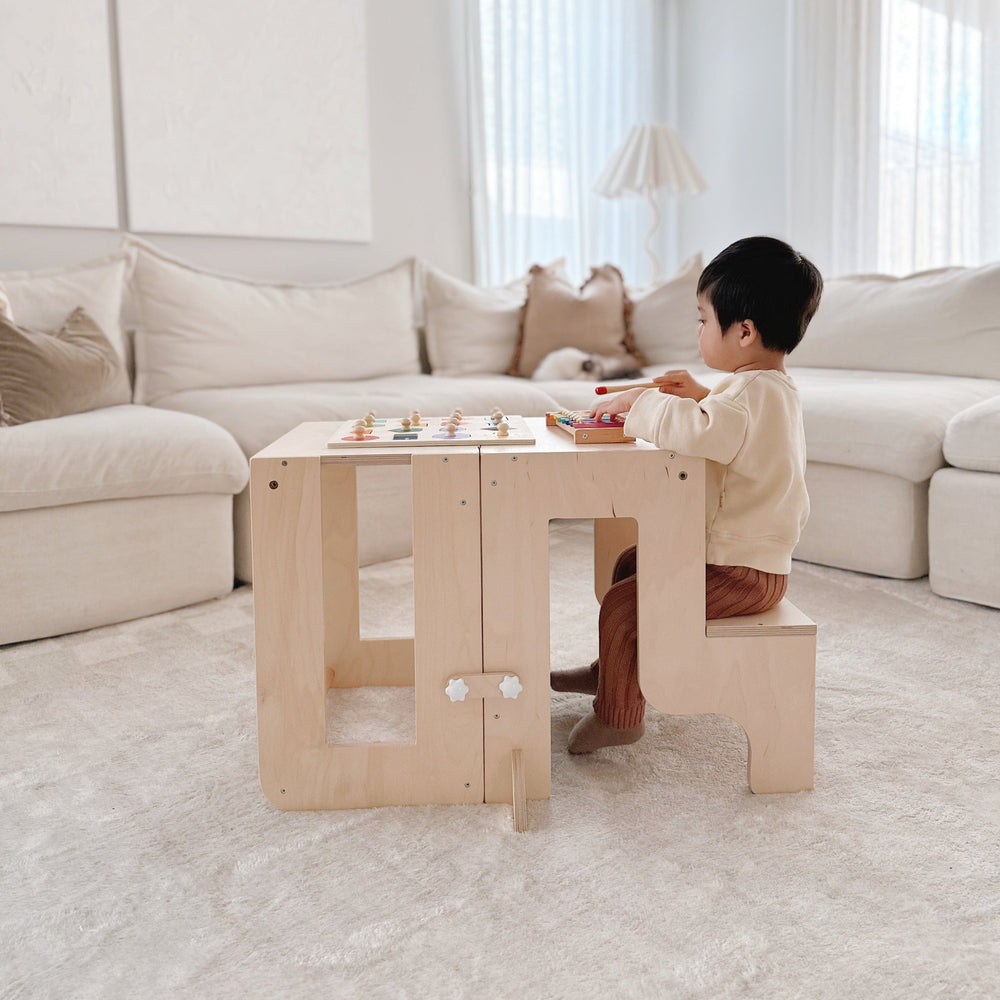 3 in 1 Convertible Learning Tower|Table