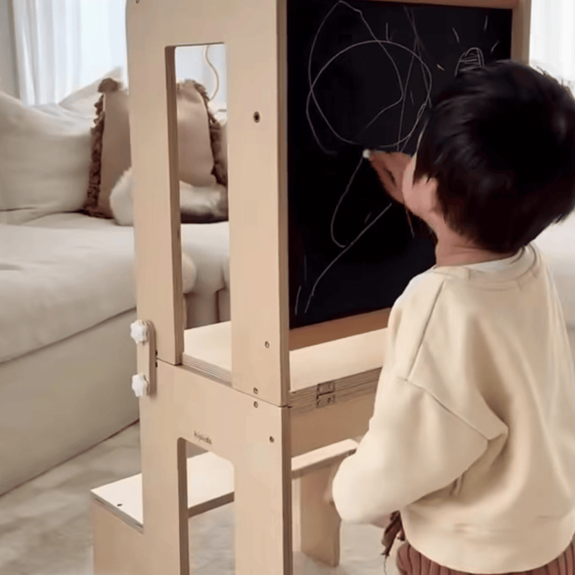 Buy 3 in 1 Learning Tower & Easel converts to Toddler Table | HipKids ...