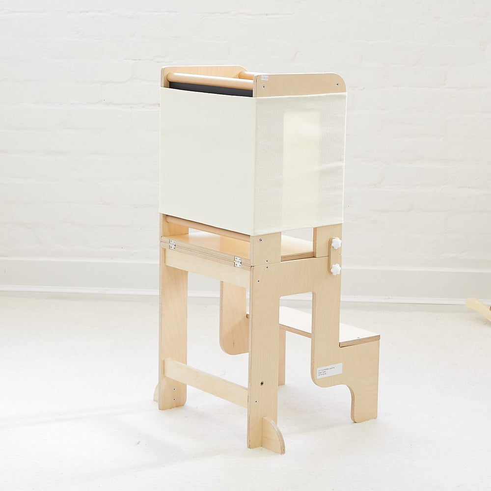 3 in 1 Convertible Learning Tower|Table Natural