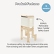 3 in 1 Convertible Learning Tower | Table