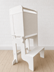 3 in 1 Convertible Learning Tower|Table Ivory
