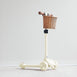 3 Wheel Scooter w/ Wicker Basket Ivory
