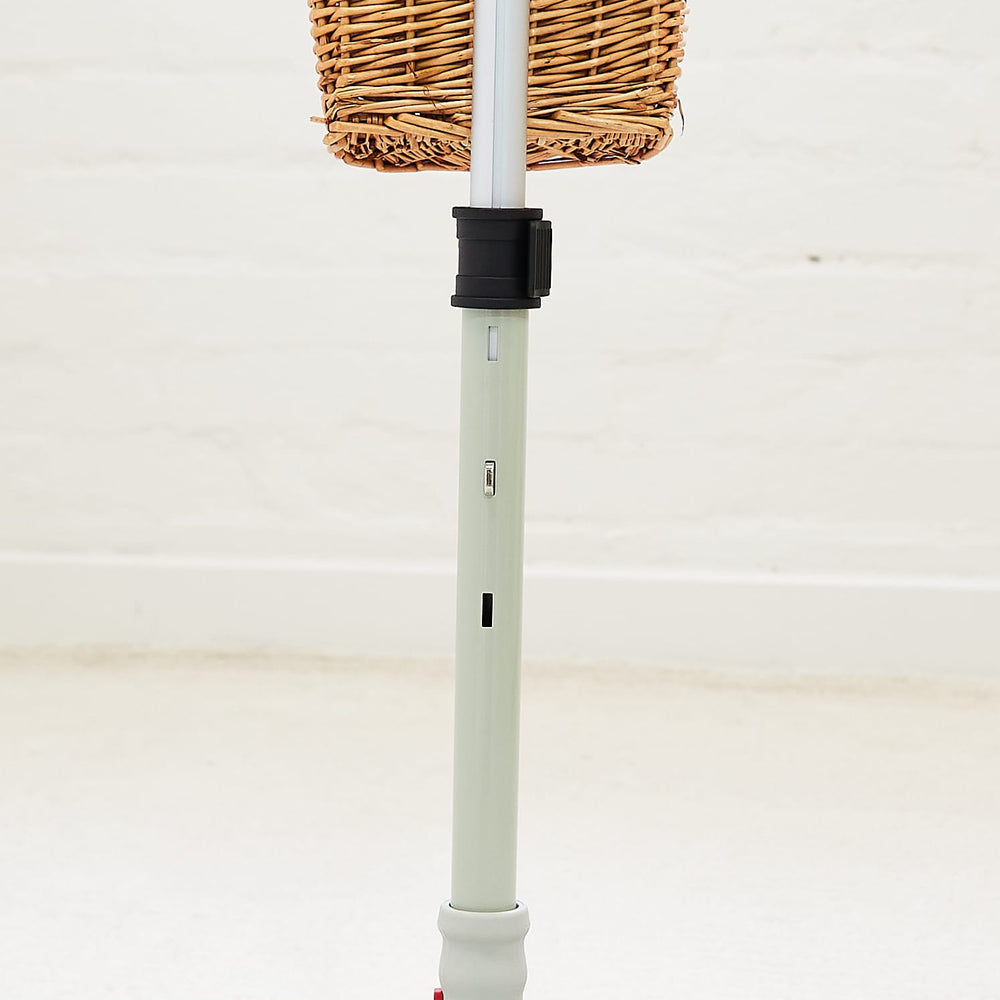 3 Wheel Scooter with Wicker Basket Sage