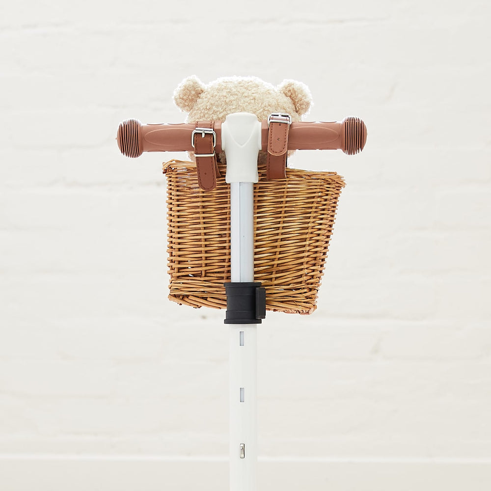 3 Wheel Scooter with Wicker Basket