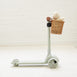 3 Wheel Scooter with Wicker Basket Sage