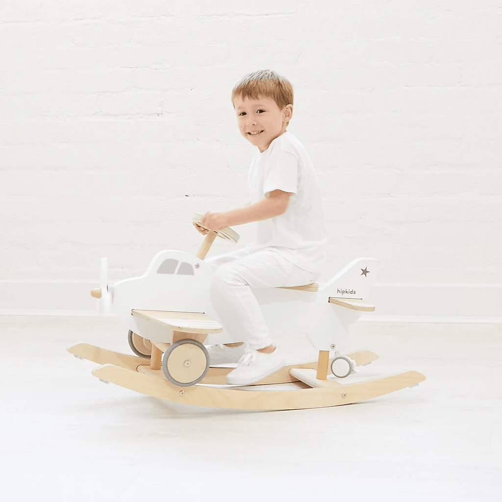 Inplane Rocking Buy Ride On Wooden Airplane | Rocking Airplane | HipKids Online
