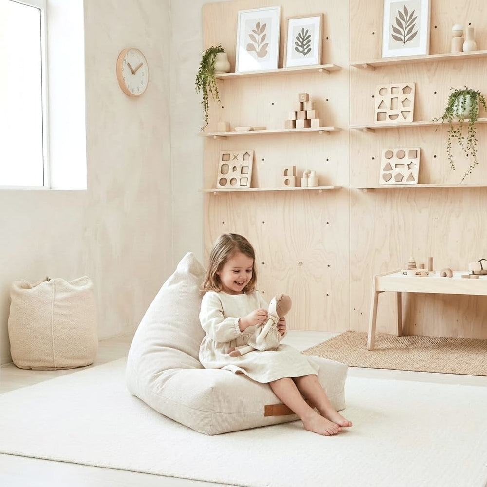 ARYA Corduroy Bean Bag Nougat