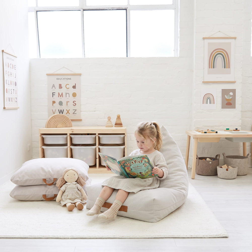 ARYA Corduroy Bean Bag Nougat