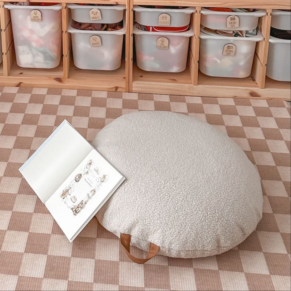 BAYLEY Teddy Boucle Cushion - Preorder oatmeal