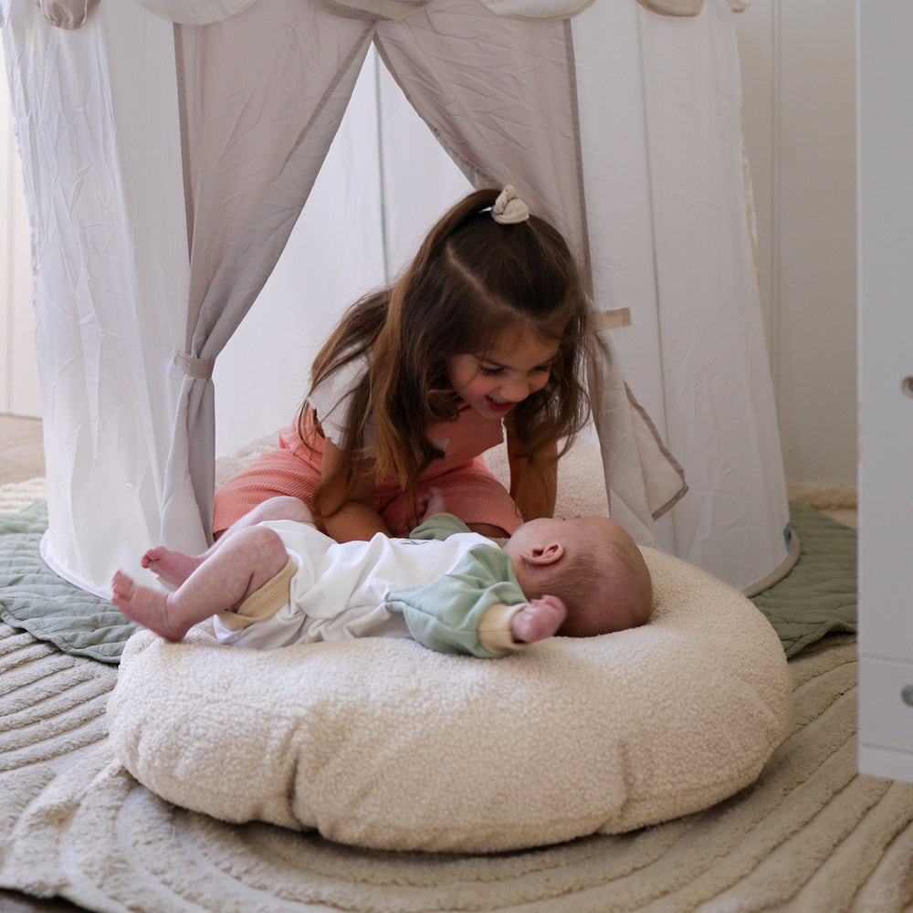 BAYLEY Teddy Boucle Cushion - Preorder oatmeal