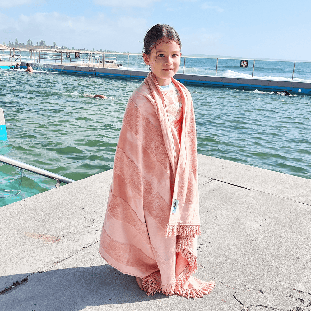 Beach Towel Blush Pink