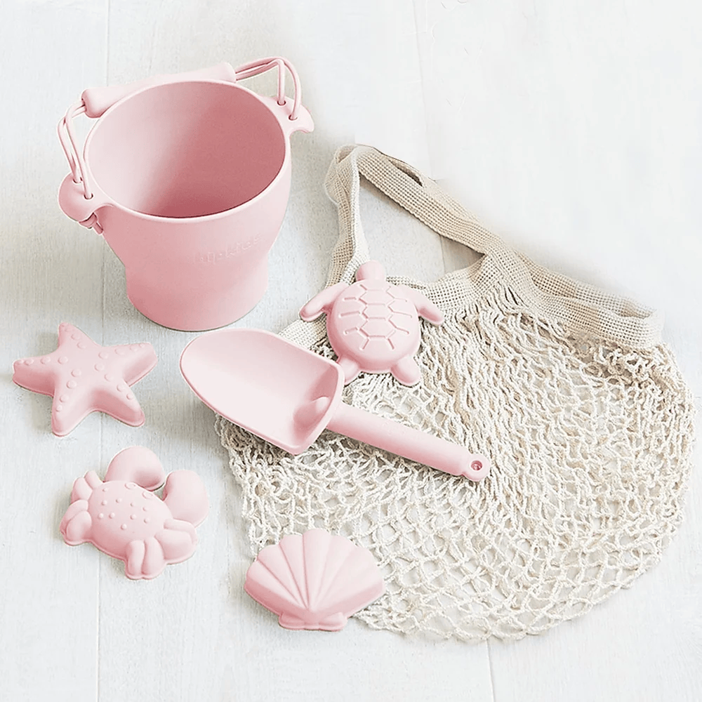 Beach Towel & Silicone Sand Toy Bundle