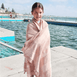 Beach Towel & Silicone Sand Toy Bundle