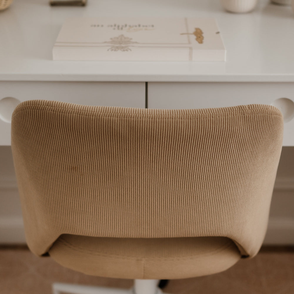 BILLY Corduroy Desk Chair Latte