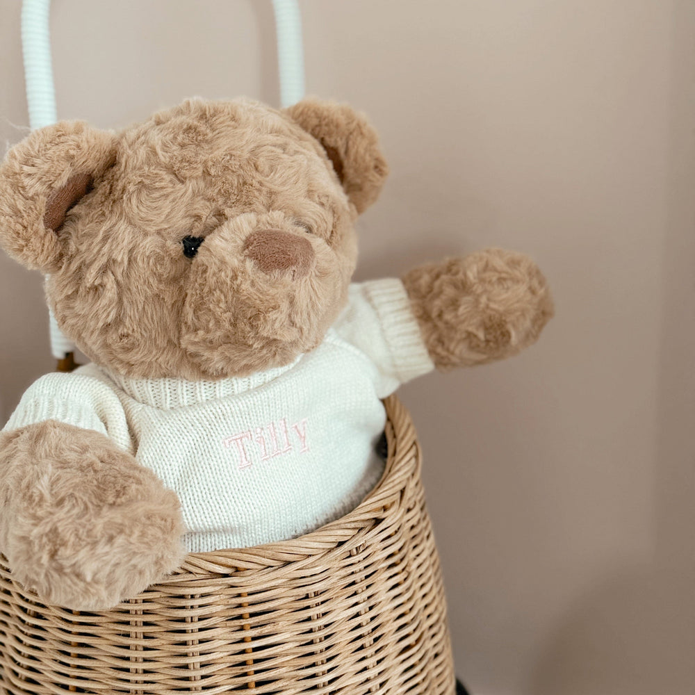 Biscuit the Bear with Sweater Ivory