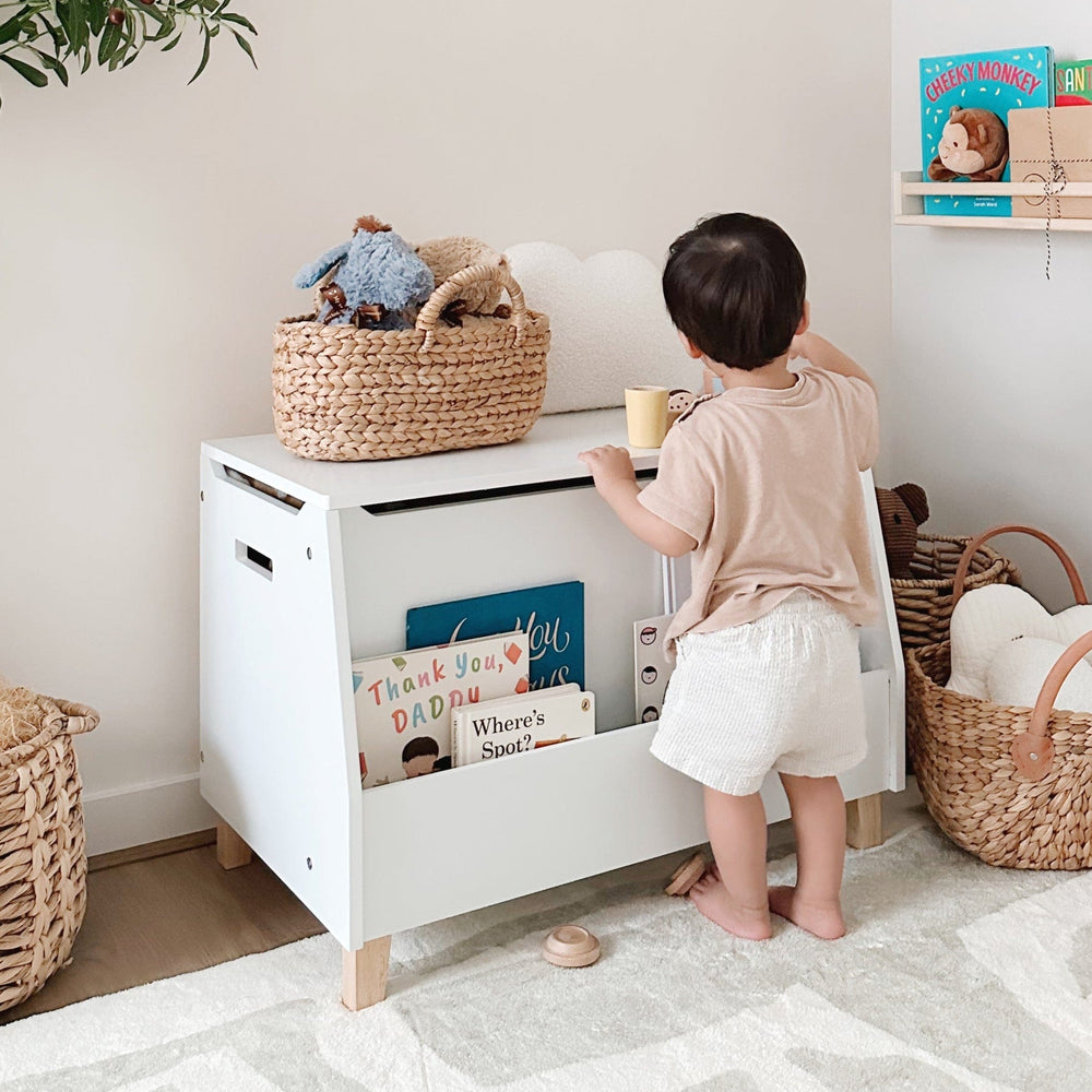Bodie toy storage box white