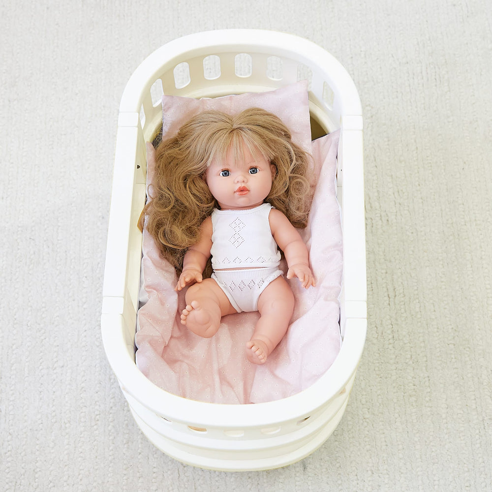 Celeste Doll Bed Cot Ivory