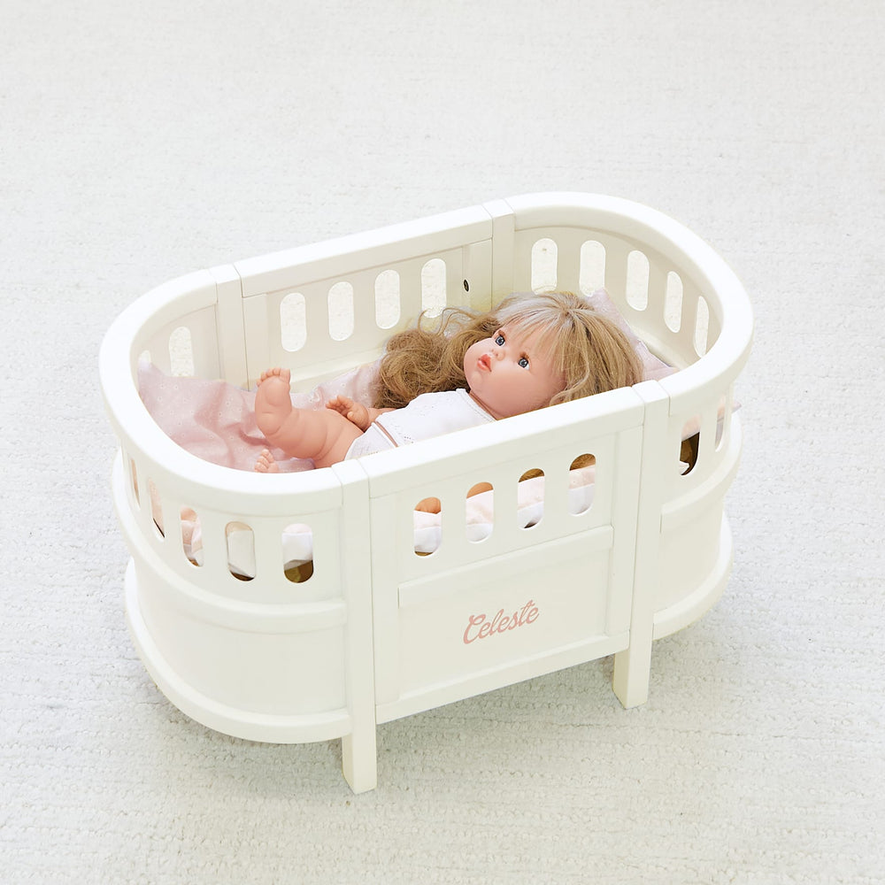 Celeste Doll Bed Cot Ivory