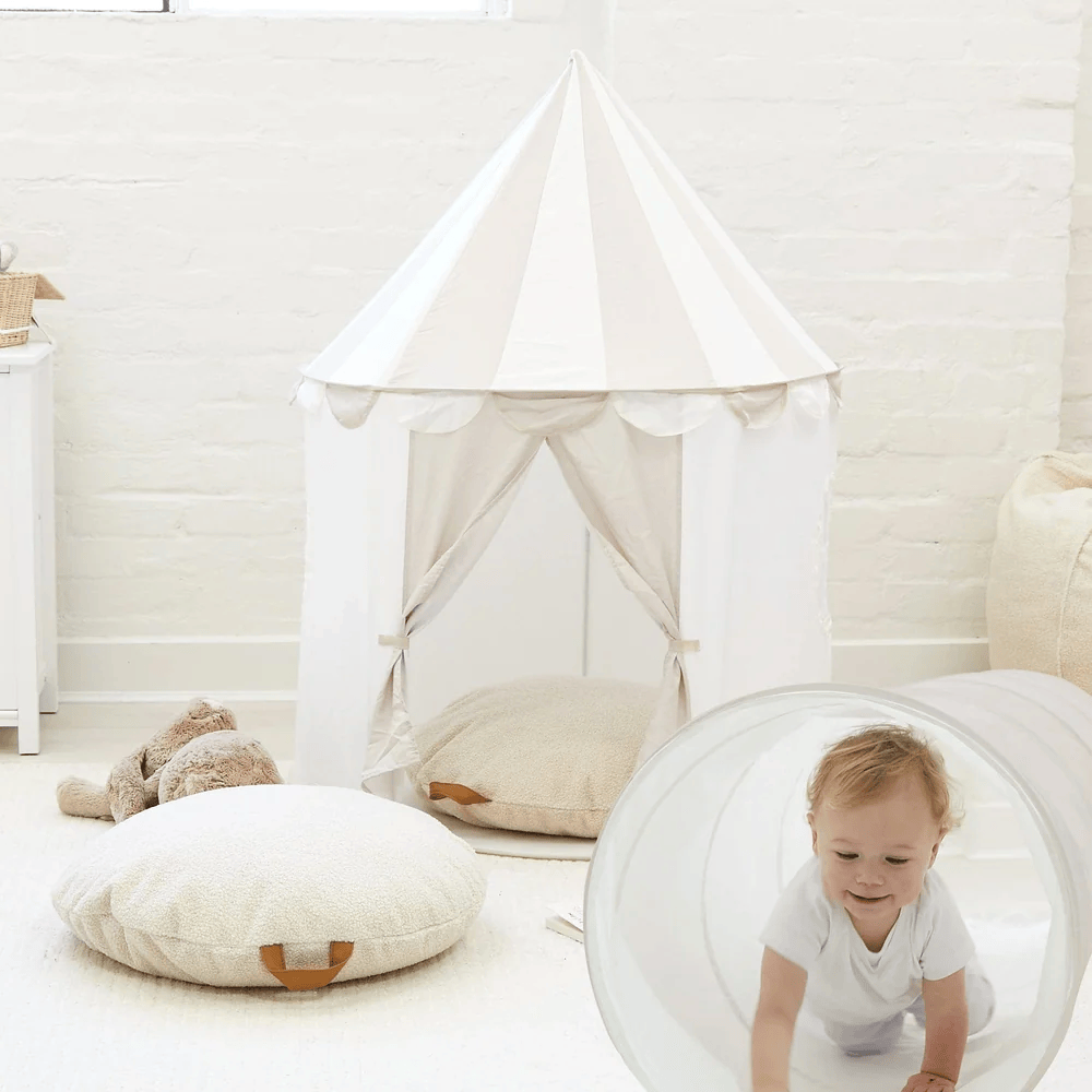 Circus Tent with Play Tunnel Bundle Nougat